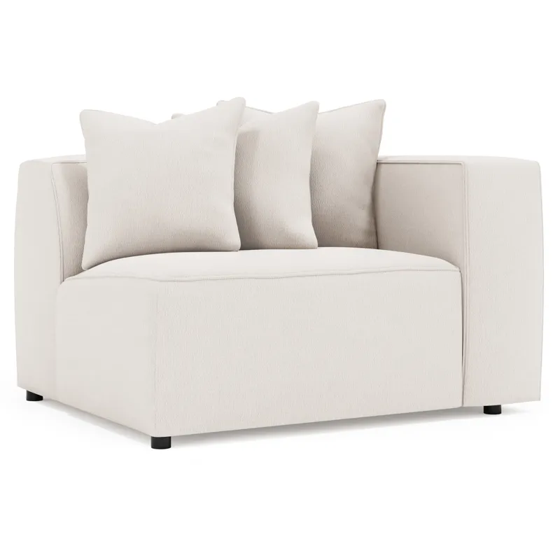 Bliss Fabric Left Arm Chair