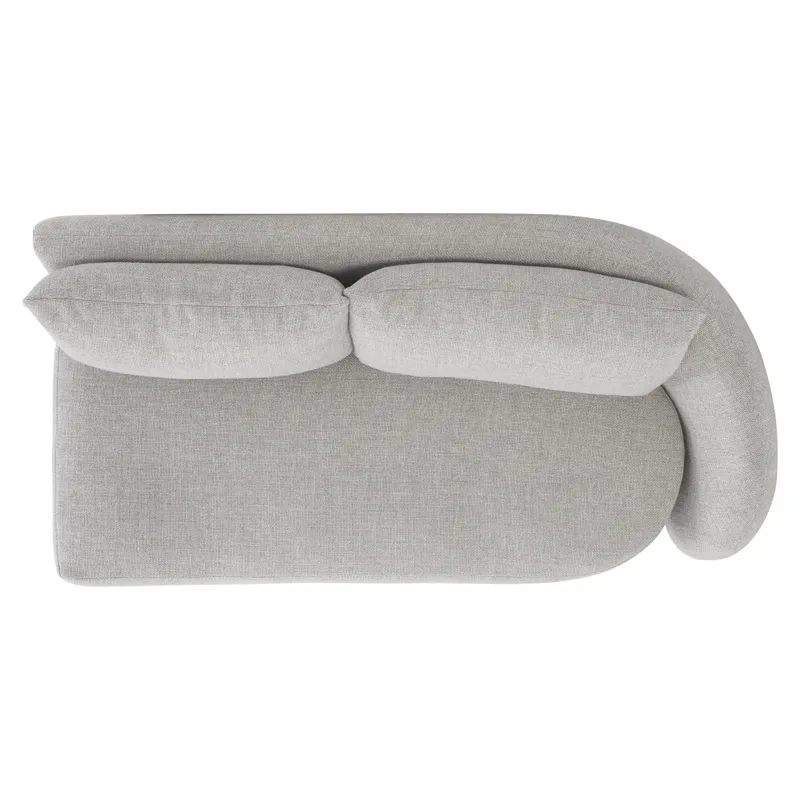Moretti Fabric Right Arm Loveseat