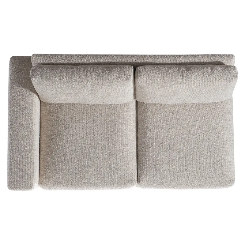 Drew Fabric Left Arm Loveseat