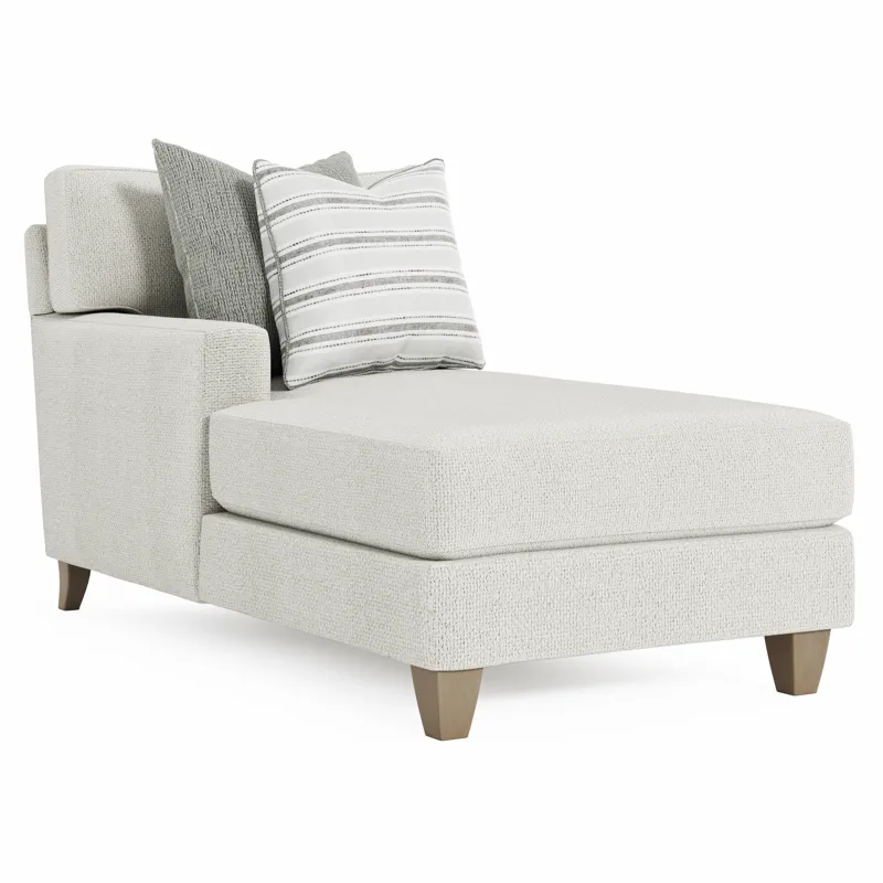 Mila Fabric Left Arm Chaise