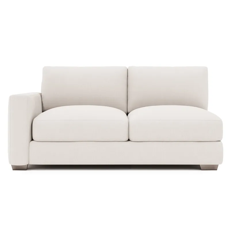 Dawkins Fabric Left Arm Loveseat