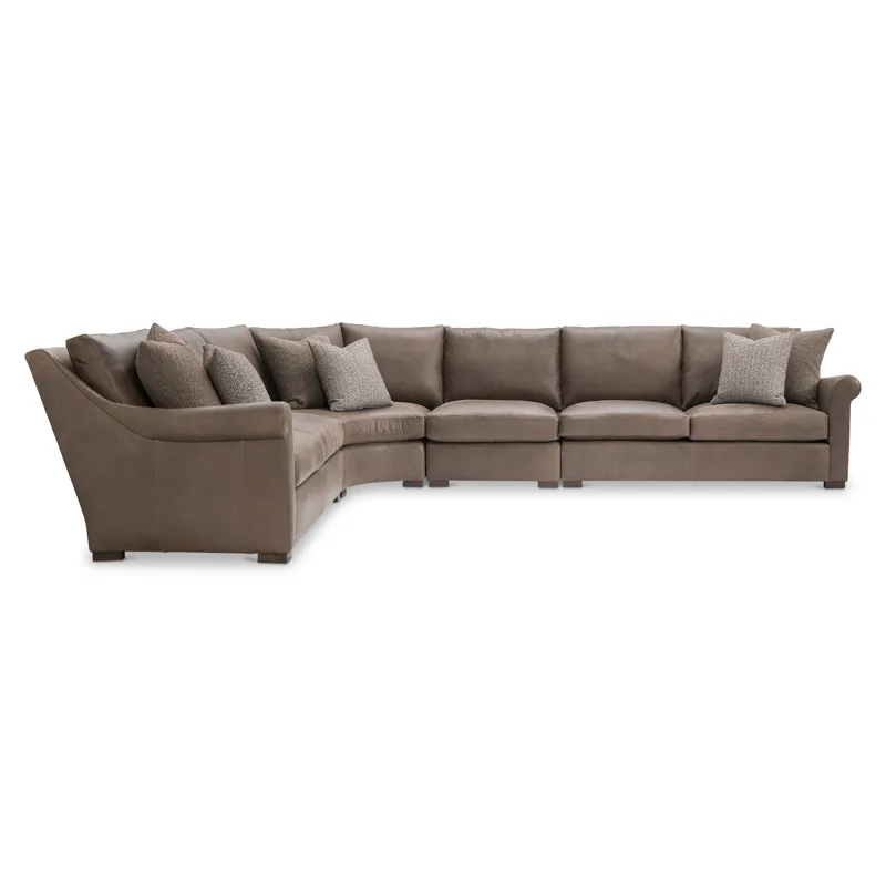 Keirnan Leather Sectional