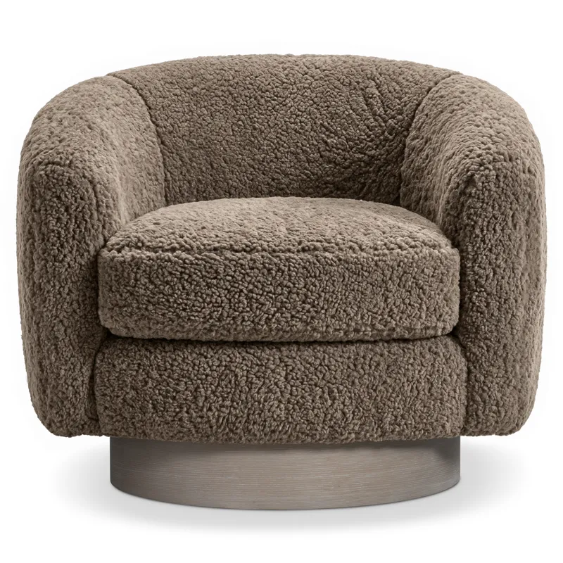 Camino Shearling Swivel Chair