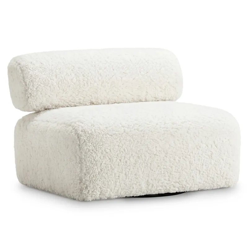 Paley Shearling Swivel Chair