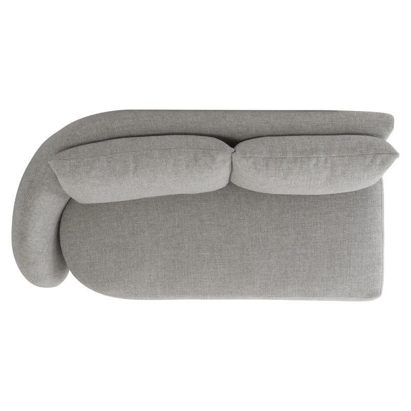 Moretti Fabric Left Arm Loveseat