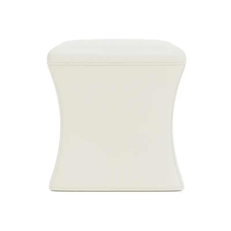 Roscoe Leather Ottoman