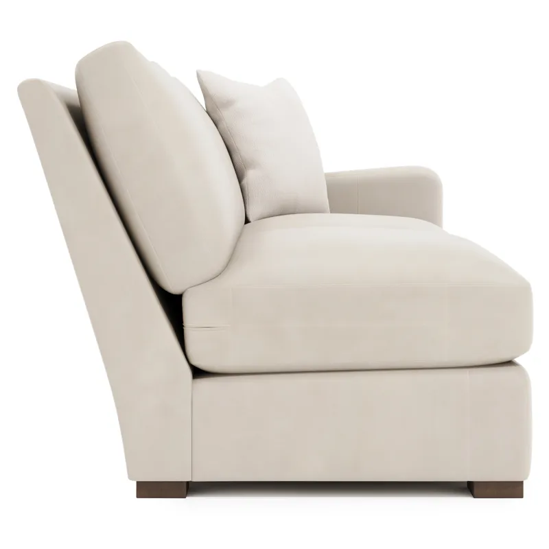 Ventura Leather Right Arm Loveseat