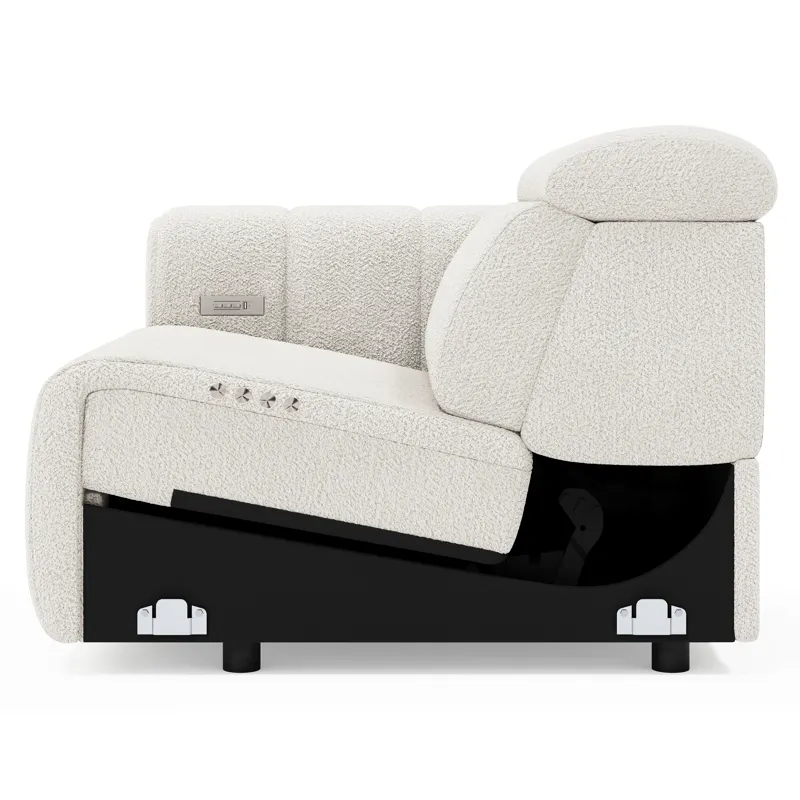 Aldo Fabric Left Arm Power Motion Chair