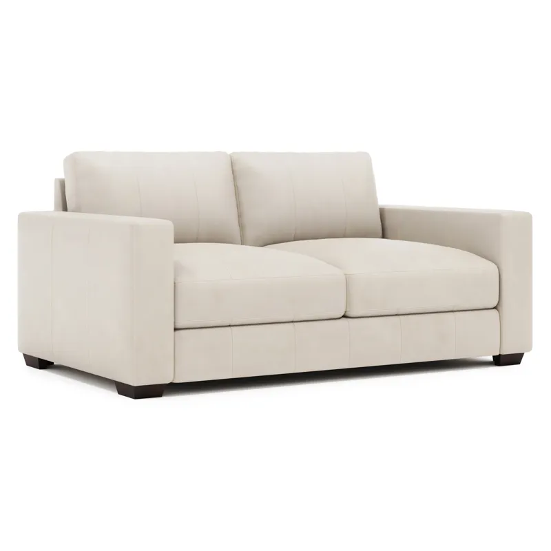 Dawkins Leather Loveseat
