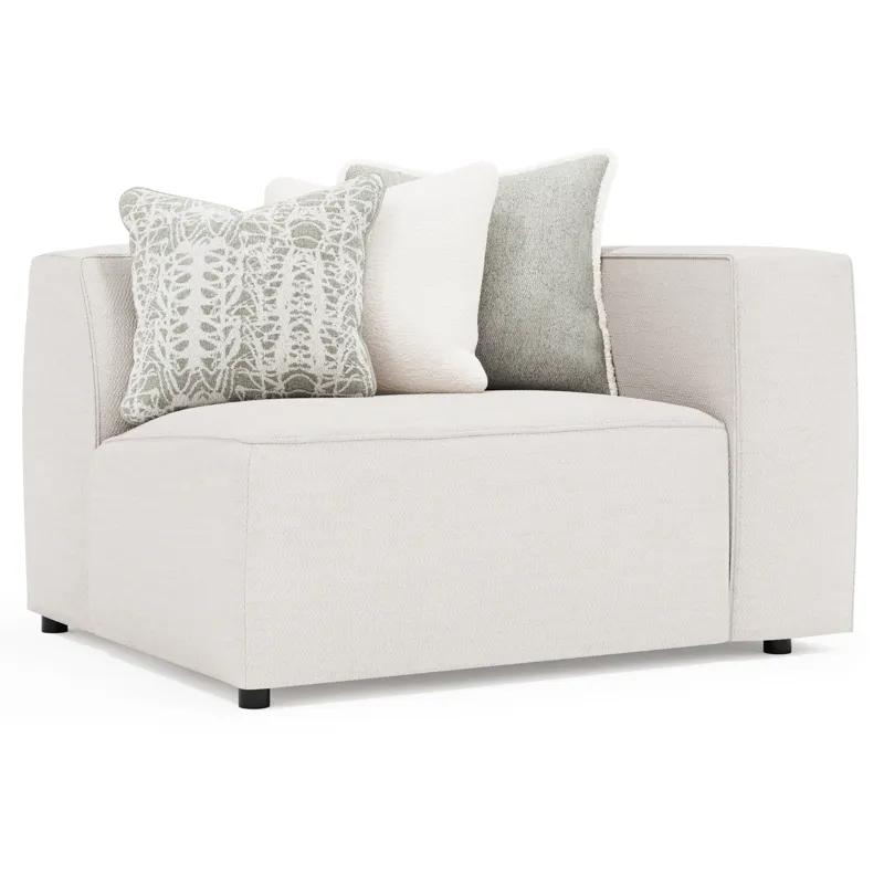 Bliss Fabric Left Arm Chair