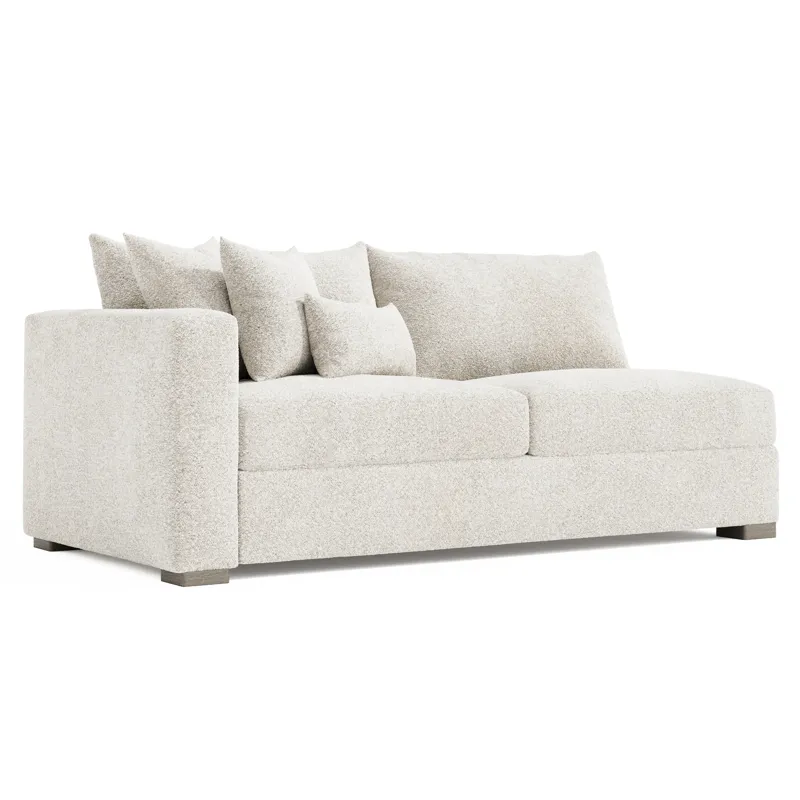 Helena Fabric Left Arm Loveseat