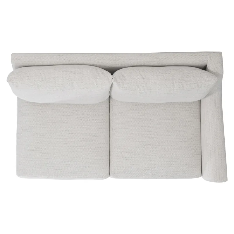 Plush Gabi Fabric Right Arm Loveseat