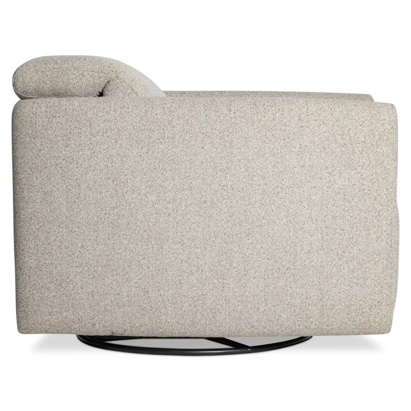 Livvy Fabric Power Motion Swivel Chair