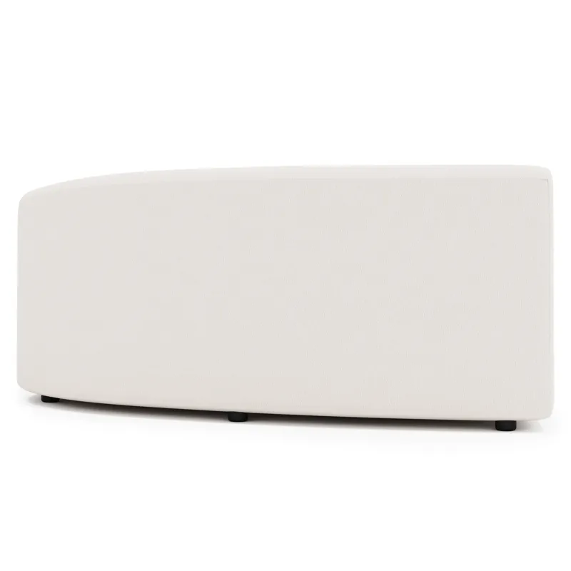 Plush Elle Fabric Right Arm Loveseat