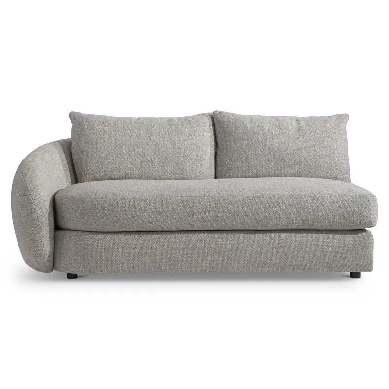 Moretti Fabric Left Arm Loveseat