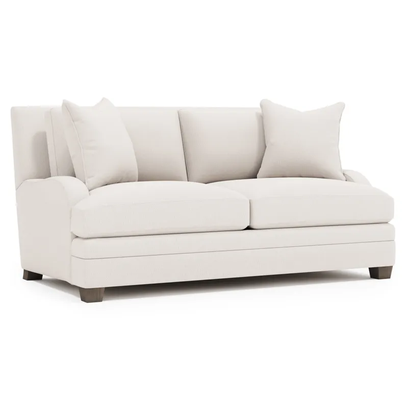 Plush Rollins Fabric Loveseat