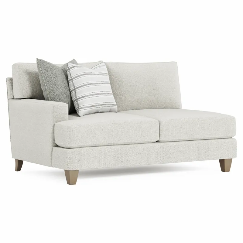 Mila Fabric Left Arm Loveseat