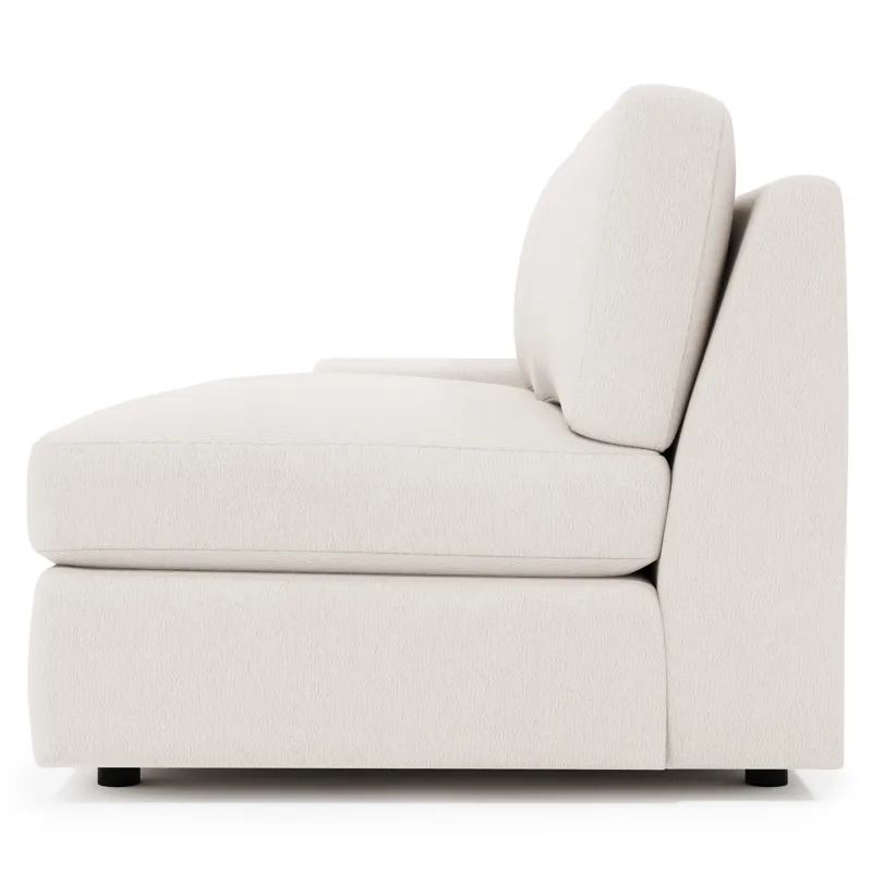 Serena Fabric Left Arm Loveseat