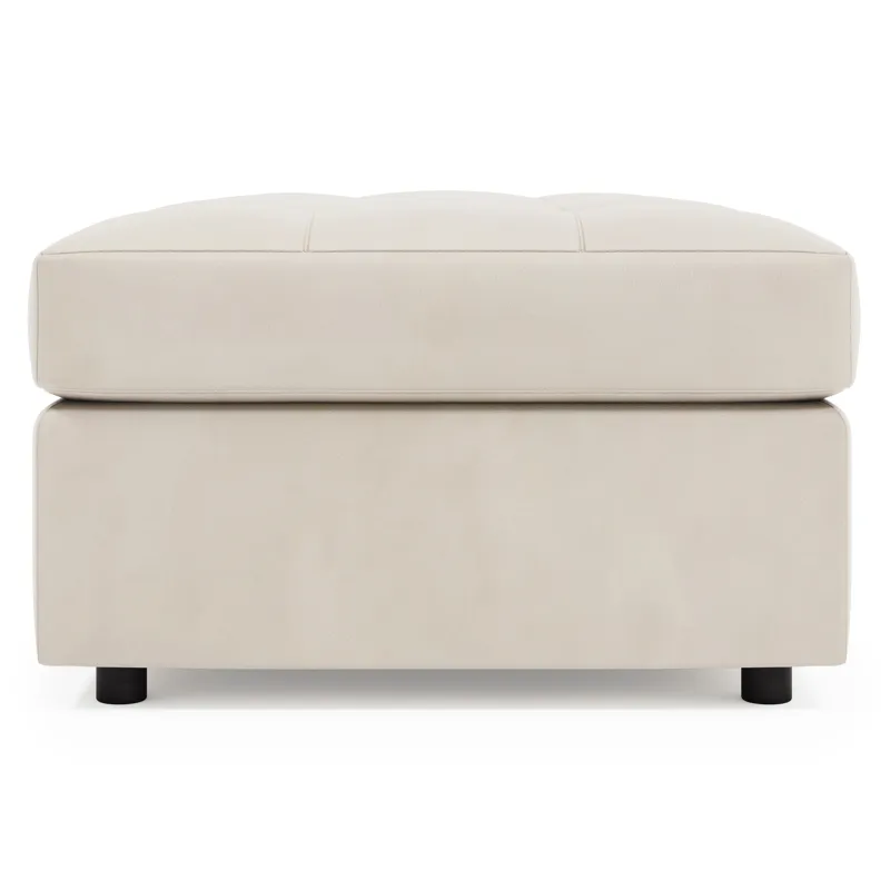 Nest Leather Ottoman