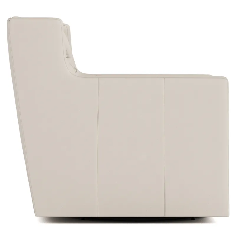 Candace Leather Swivel Chair