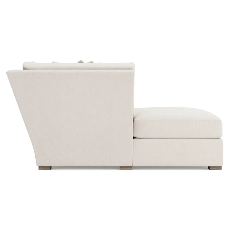 Ventura Fabric Left Arm Bumper Chaise
