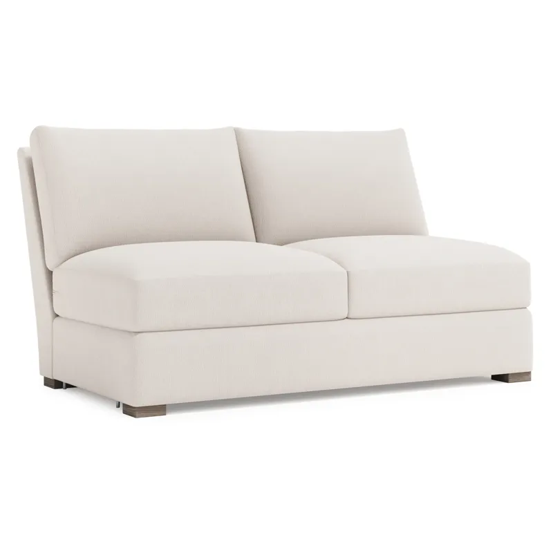 Ventura Fabric Armless Loveseat