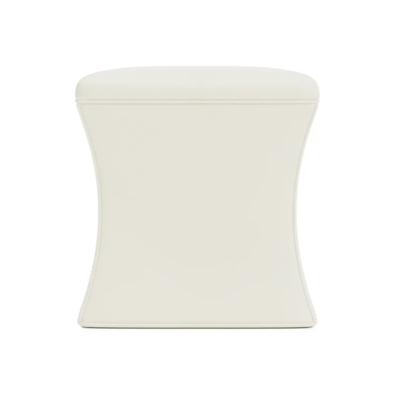 Roscoe Leather Ottoman