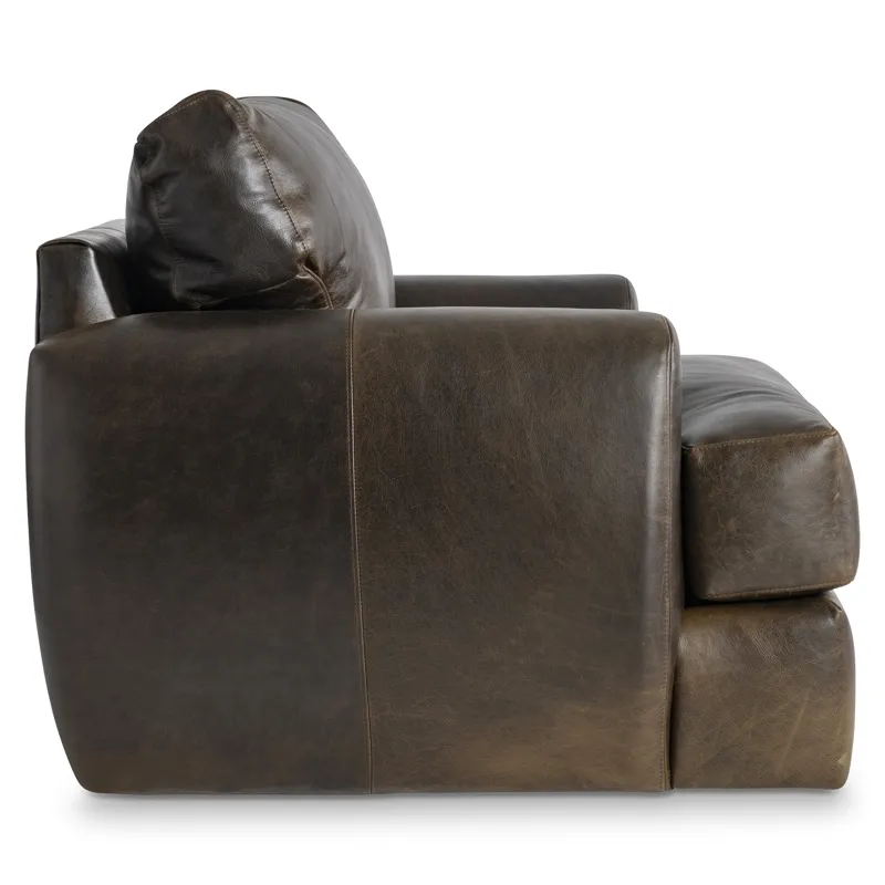 Cameron Leather Swivel Chair