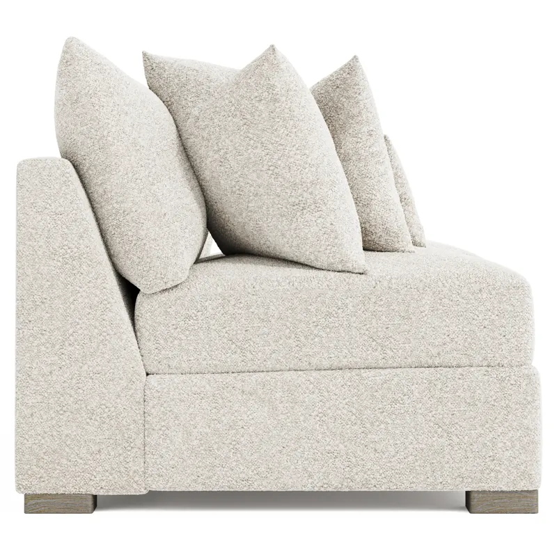 Helena Fabric Armless Loveseat