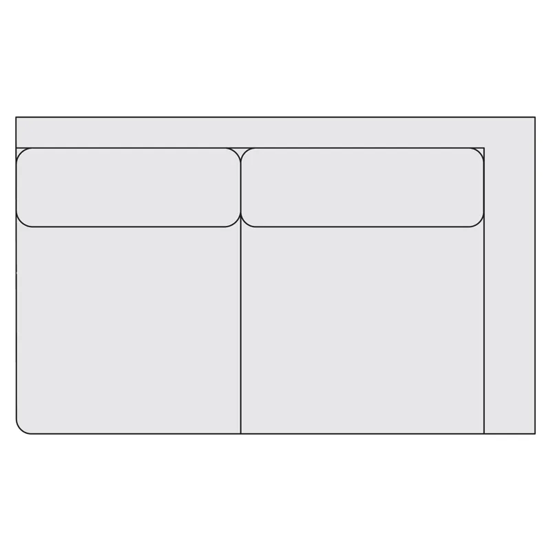 Signature Seating Fabric Right Arm Loveseat
