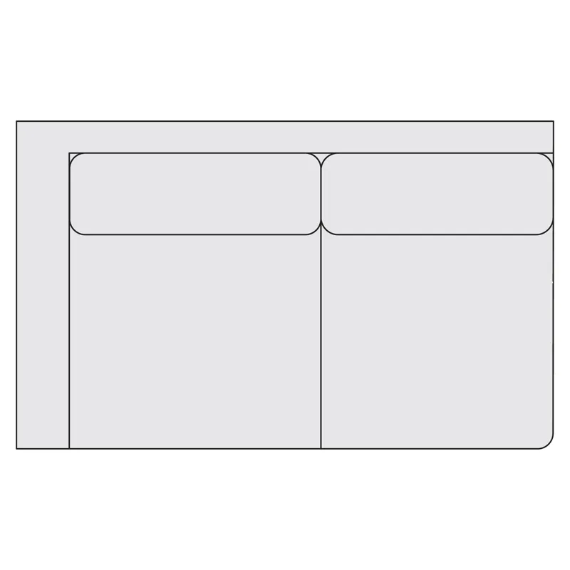 Signature Seating Fabric Left Arm Loveseat