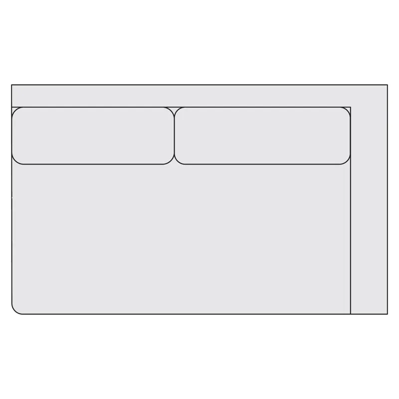 Signature Seating Fabric Right Arm Loveseat