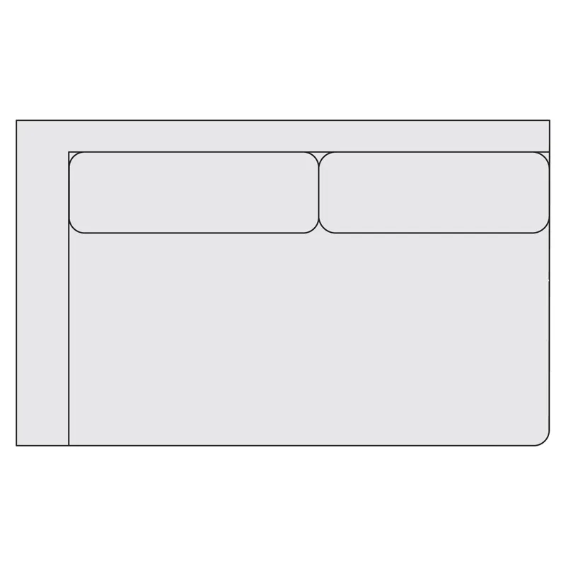 Signature Seating Fabric Left Arm Loveseat