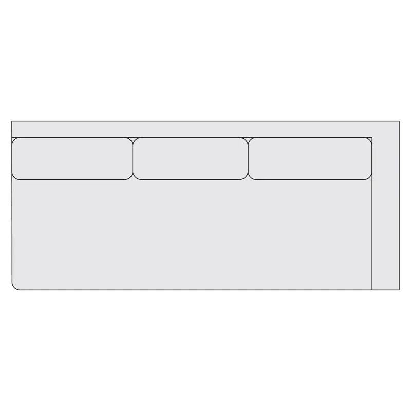 Signature Seating Fabric Right Arm Sofa
