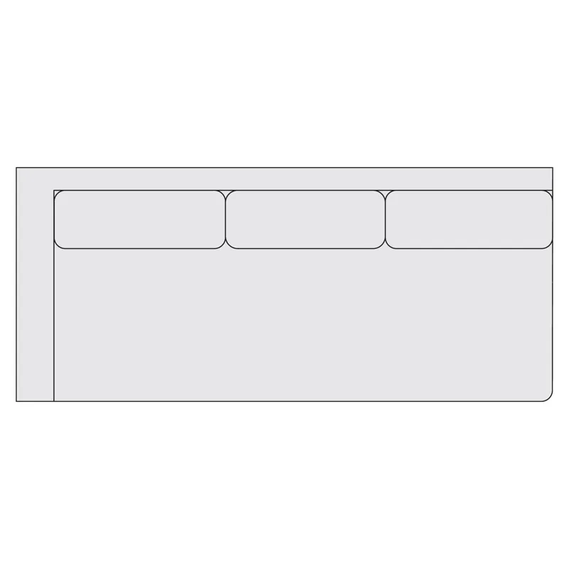 Signature Seating Fabric Left Arm Sofa