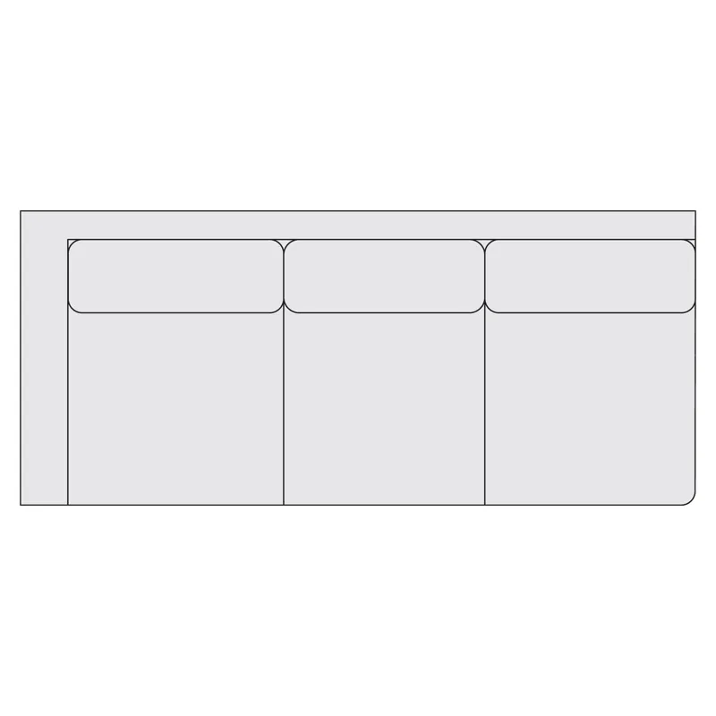 Signature Seating Fabric Left Arm Sofa