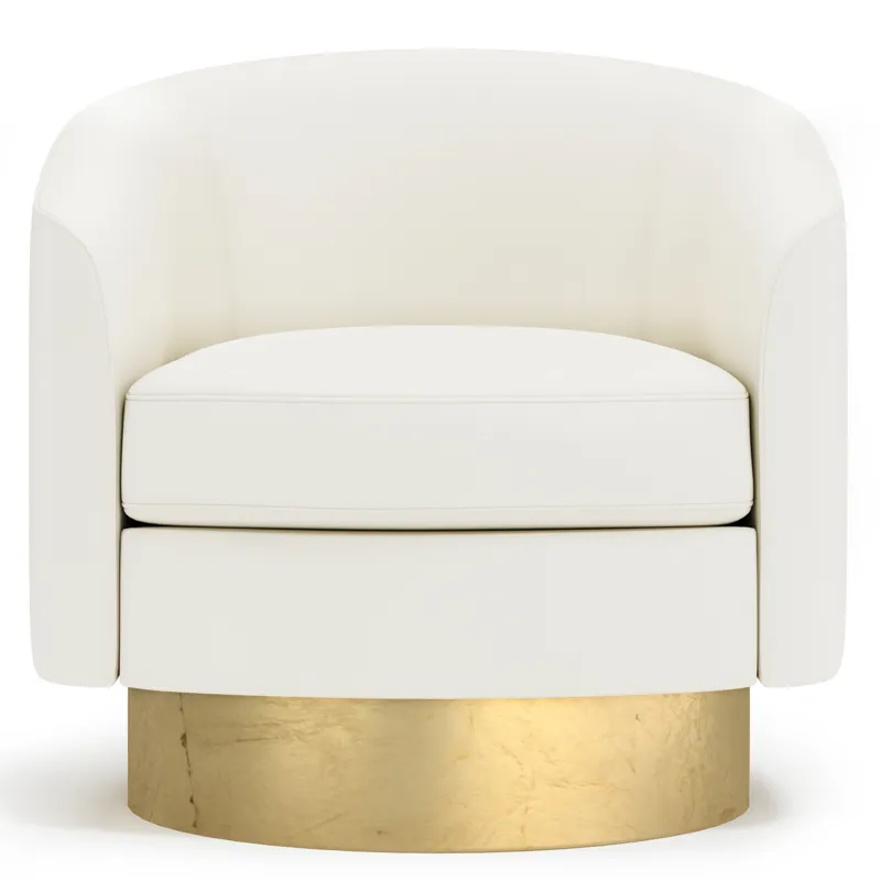 Camino Leather Swivel Chair