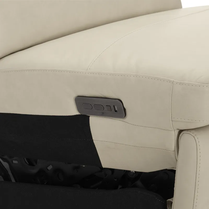 Lioni Leather Armless Power Motion Chair