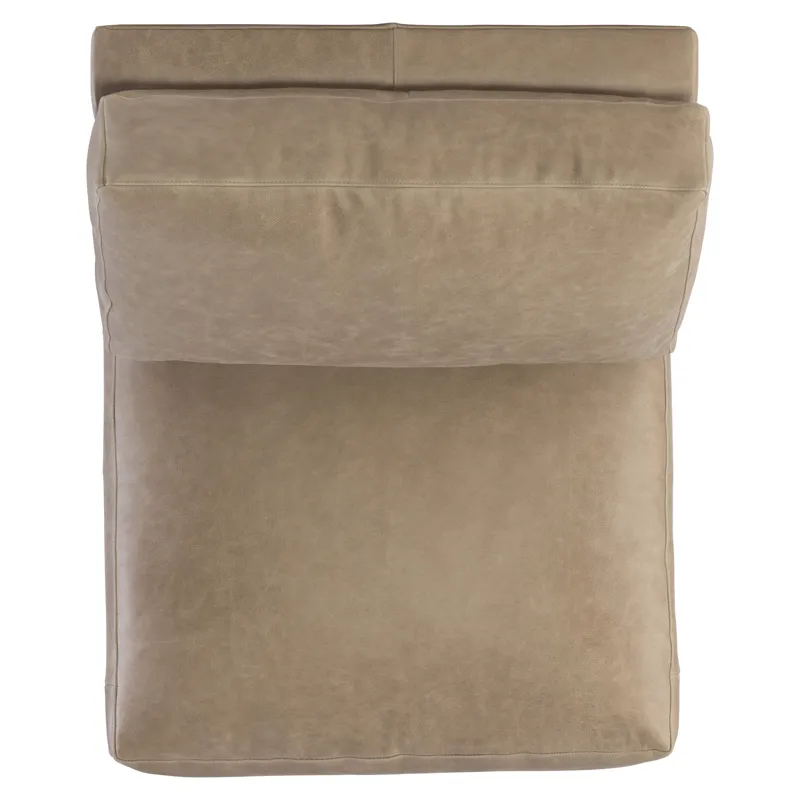 Lars Leather Armless Chair