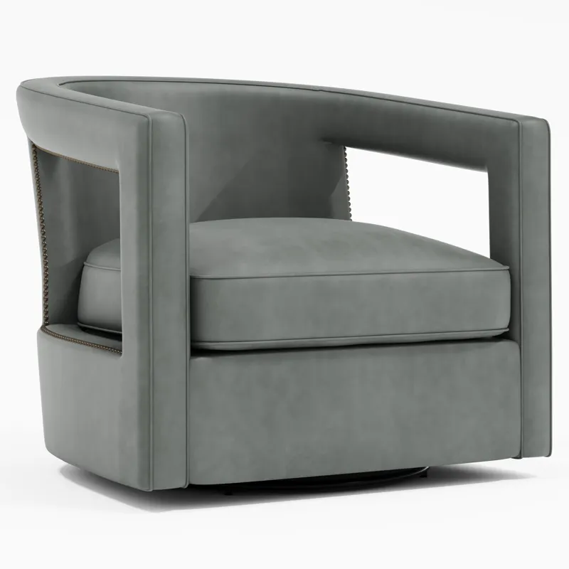 Swivel Chair Program Alana Leather Swivel Chair