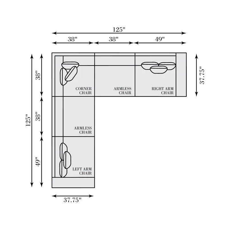 Vista Fabric Sectional