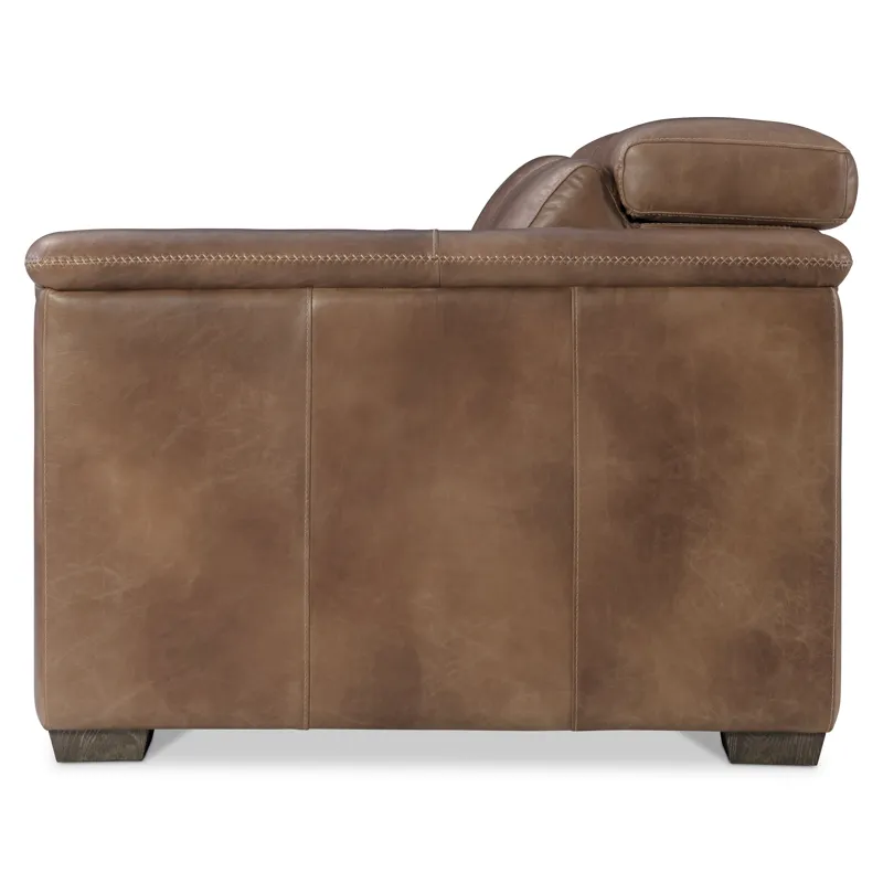 Lioni Leather Right Arm Power Motion Loveseat