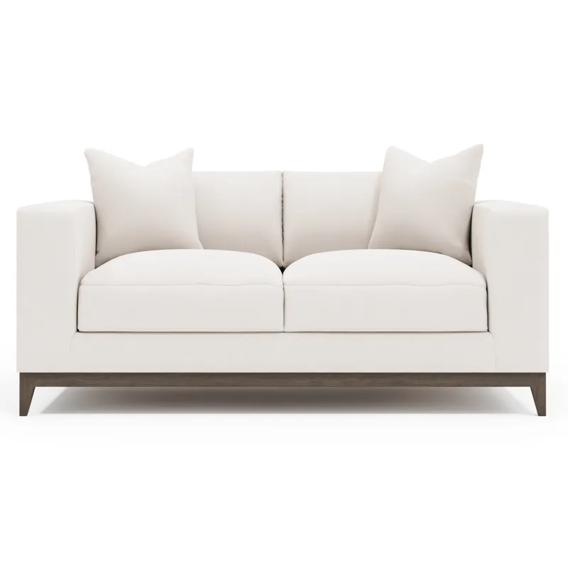 Plush Noel Fabric Loveseat