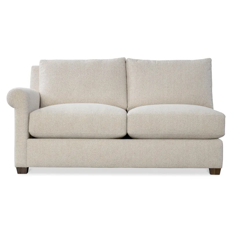 Barnes Fabric Left Arm Loveseat