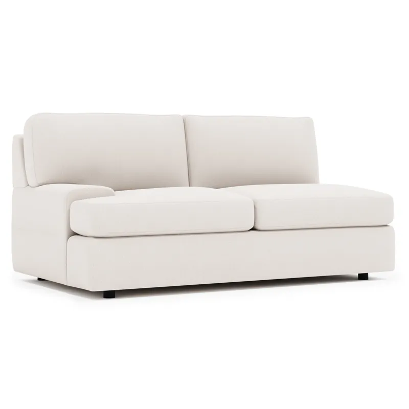 Serena Fabric Left Arm Loveseat