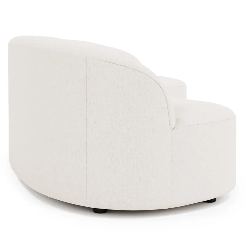 Plush Elle Fabric Sectional