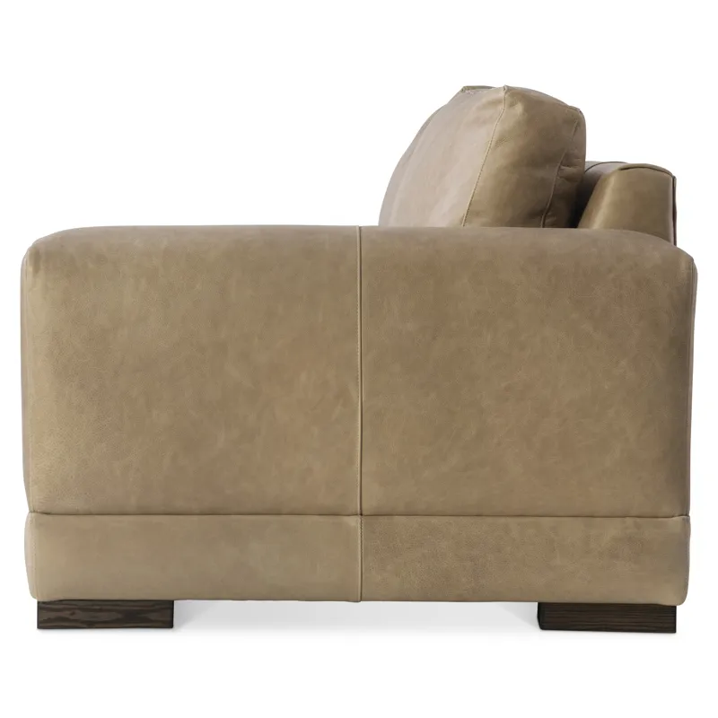 Lars Leather Right Arm Loveseat