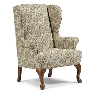 Isadore Fabric Stationary Chair - Dark Cherry