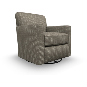 Caroly Fabric Swivel Glider Chair
