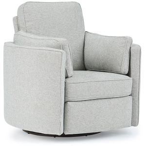 Luana Fabric Power Swivel Recliner